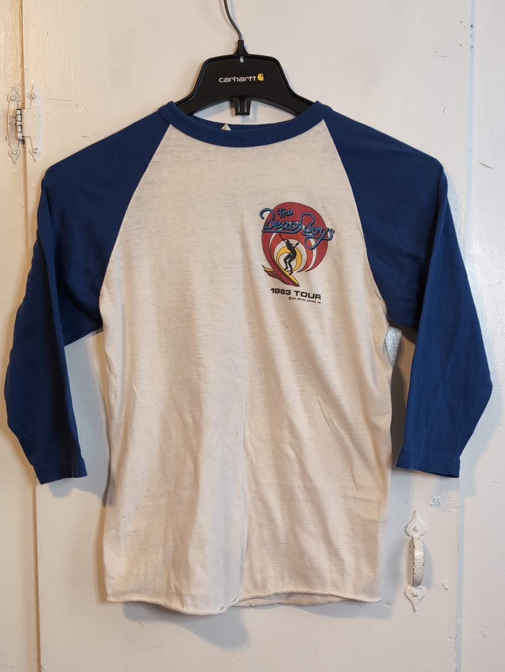 Vint. '83 The Beach Boys World Tour Long sleeve tee size medium